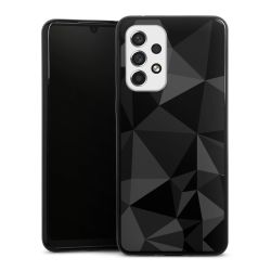 Motif Polygone Noir