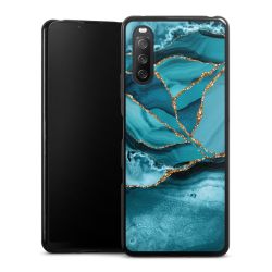 Eisblaue Marmor Landschaft