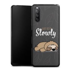 Just Do It Slowly Sloth Grey