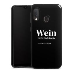 Silikon Slim Case schwarz