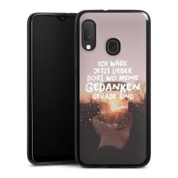 Silikon Slim Case schwarz