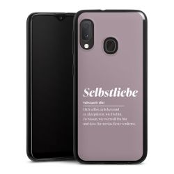 Silikon Slim Case schwarz