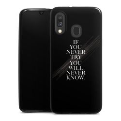 Silicone Slim Case black