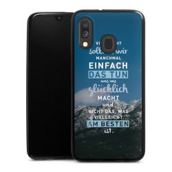 Silikon Slim Case schwarz