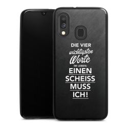 Silikon Slim Case schwarz