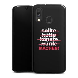 Silikon Slim Case schwarz