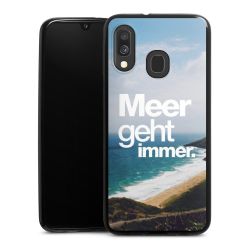 Silikon Slim Case schwarz