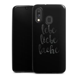 Silikon Slim Case schwarz