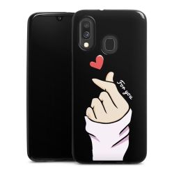 Silikon Slim Case schwarz