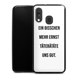 Silikon Slim Case schwarz