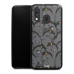 Silikon Slim Case schwarz