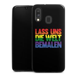 Silikon Slim Case schwarz