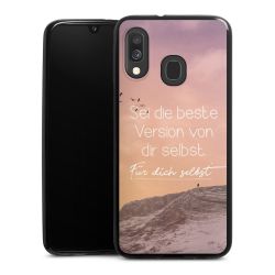 Silikon Slim Case schwarz