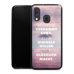 Silikon Slim Case schwarz