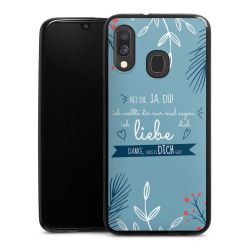 Silikon Slim Case schwarz