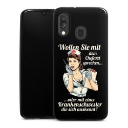 Silikon Slim Case schwarz