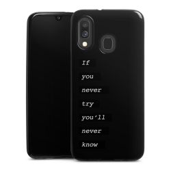 Silicone Slim Case black
