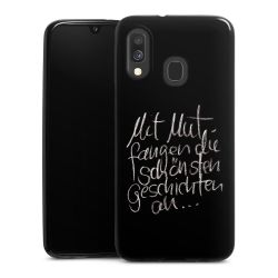 Silikon Slim Case schwarz