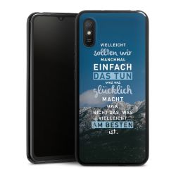 Silikon Slim Case schwarz