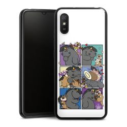 Silikon Slim Case schwarz