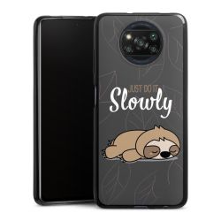 Just Do It Slowly Sloth Grey