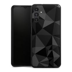 Motif Polygone Noir