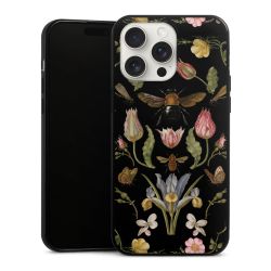 Wildblumen und Biene Schwarz