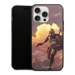 Les nuages ​​du coucher du soleil Mandalorien et Grogu