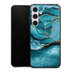 Paesaggio di marmo blu ghiaccio