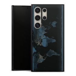Mappa del mondo con luce notturna
