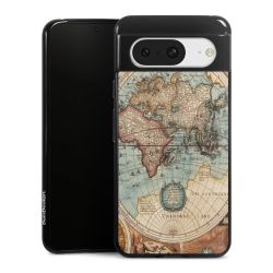 Mappa del mondo vintage