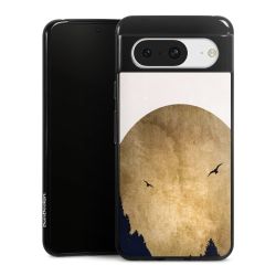 Twee vogels en de maan