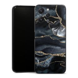 Donker marmer goud Glitterlook