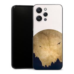 Deux oiseaux et la lune