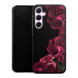 Rose vintage su nero