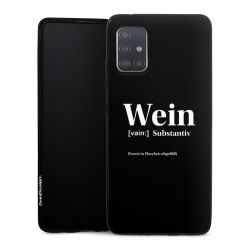 Silikon Slim Case schwarz