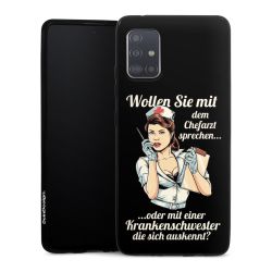 Silikon Slim Case schwarz