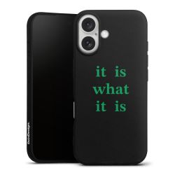 Silicone Premium Case Black Matt