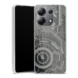 Silikonskal genomskinlig