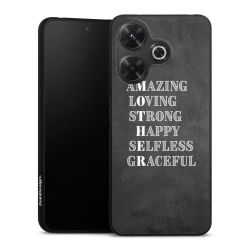 Silicone Premium Case Black Matt