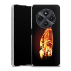 Silikonskal genomskinlig