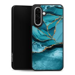 Eisblaue Marmor Landschaft