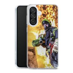 Silikonskal genomskinlig