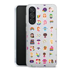 Silikonskal genomskinlig