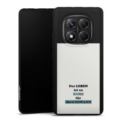 Silikon Premium Case  mattschwarz