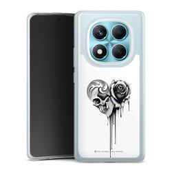 Silikonskal genomskinlig