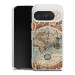 Mappa del mondo vintage