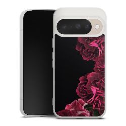 Rose vintage su nero