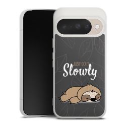 Just Do It Slowly Sloth Grey