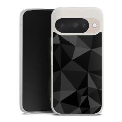 Motif Polygone Noir